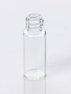 ChraPart # G20163-C11050,  2mL (0.5 Dram) Clear Glass (12x32mm) Standard Mouth 8-425 Screw Vial, 100/pk,