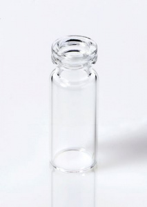 ChraPart # G20163-C41056,  2mL Clear Glass (12x32mm) Wide Mouth 11mm Crimp/Snap Ring Vial, 100/pk,