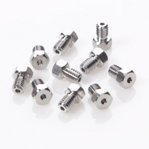 ChraPart # G20163-C11237,  Nut 10-32 Stainless Steel Male for 1/16&quot;, OD Tubing, 10/pk,