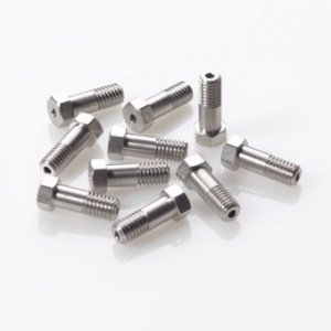 ChraPart # G20163-C12615,  Nut 10-32 Stainless Steel Male 0.625&quot;, Length for 1/16&quot;, OD Tubing, 10/pk,