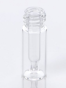 ChraPart # G20163-C11037,  300 uL Clear Glass (12x32mm) Tapered-Insert LV 10-425 Screw Vial, 100/pk,