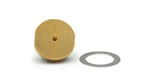 Gold Plated Inlet Seal with Washer, alternative to Agilent part 5188-5367