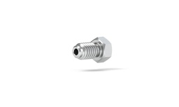 [U-320X] 316 Stainless Steel Male Nut -Valco Type, 10-32 Coned, for 1/16&quot; OD 10 Pack, Part Number: U-320X
