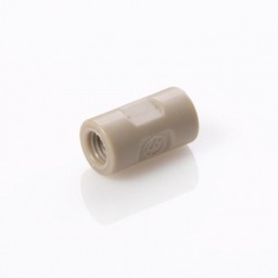 [G20163-C11931] ChraPart # G20163-C11931, Connector Union PEEK 0.020&quot;, (0.50mm) Thru-Hole with 1/4-28 Ports (Union Body Only),