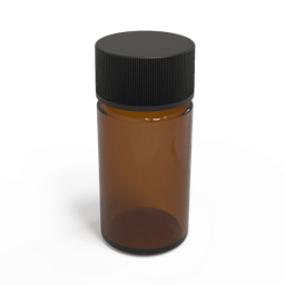 [P4621-00386-1] 20mL Screw-Thread Storage Vial kit – Amber [100 vials/box with cap/seal]