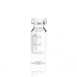 [P4819-02771]  2ml Clear vial, crimp top, graduated with writing area, 100pcs