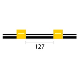 [C2316-724800] Viton Pump Tube 2tag 1.42mm ID Yellow/Yellow (PKT 12), alternative to OEM Part# 47501007