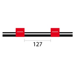 [C2316-785730] Viton Pump Tube 2tag 1.14mm ID Red/Red (PKT 12), alternative to OEM Part# N0773115